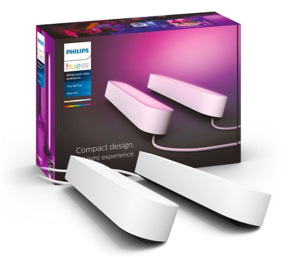 Philips Hue White and color ambiance Lampa Play (biała) x2 8718696170793 - 534977 - zdjęcie